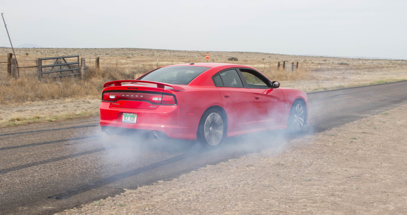 Illustration for article titled I Ripped Sick Charger SRT8 Wedding Burnouts For America